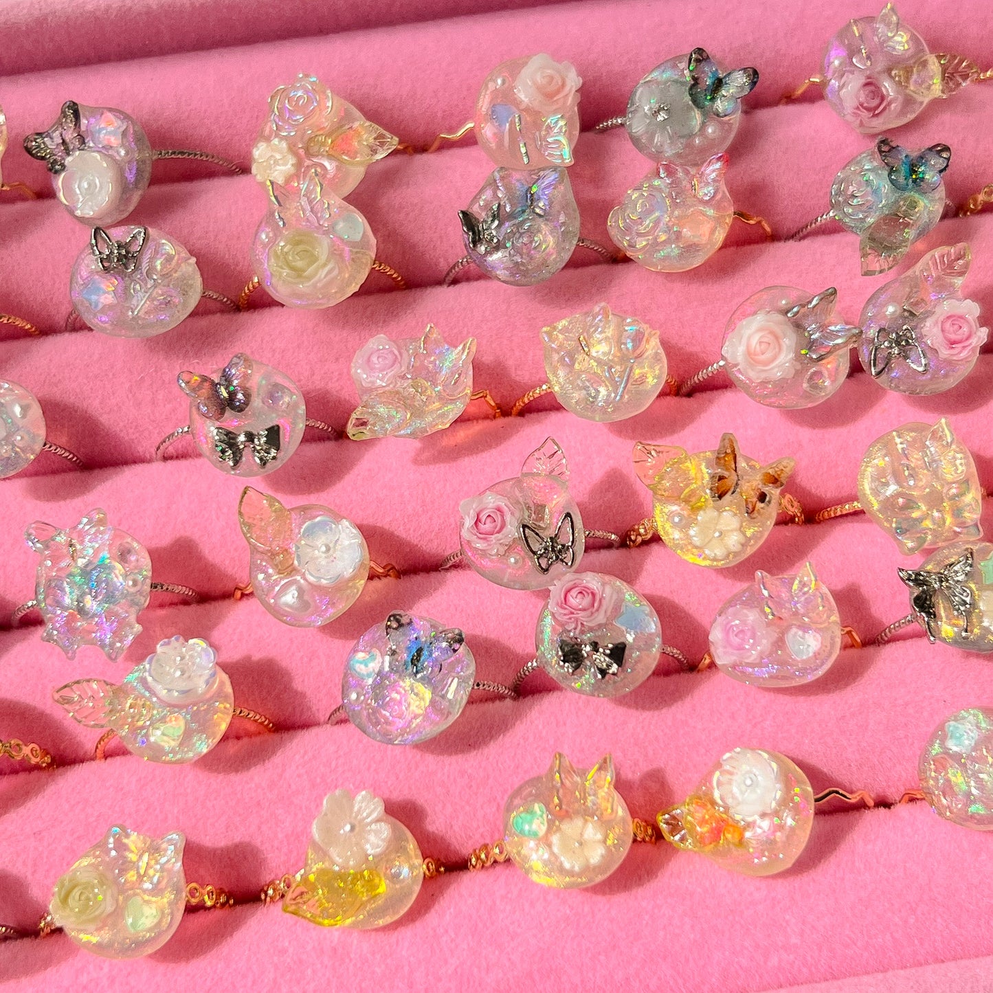 。゚ᨳ ❛ handmade fairy rings ❜ ♡ ˚⋆ 𐙚