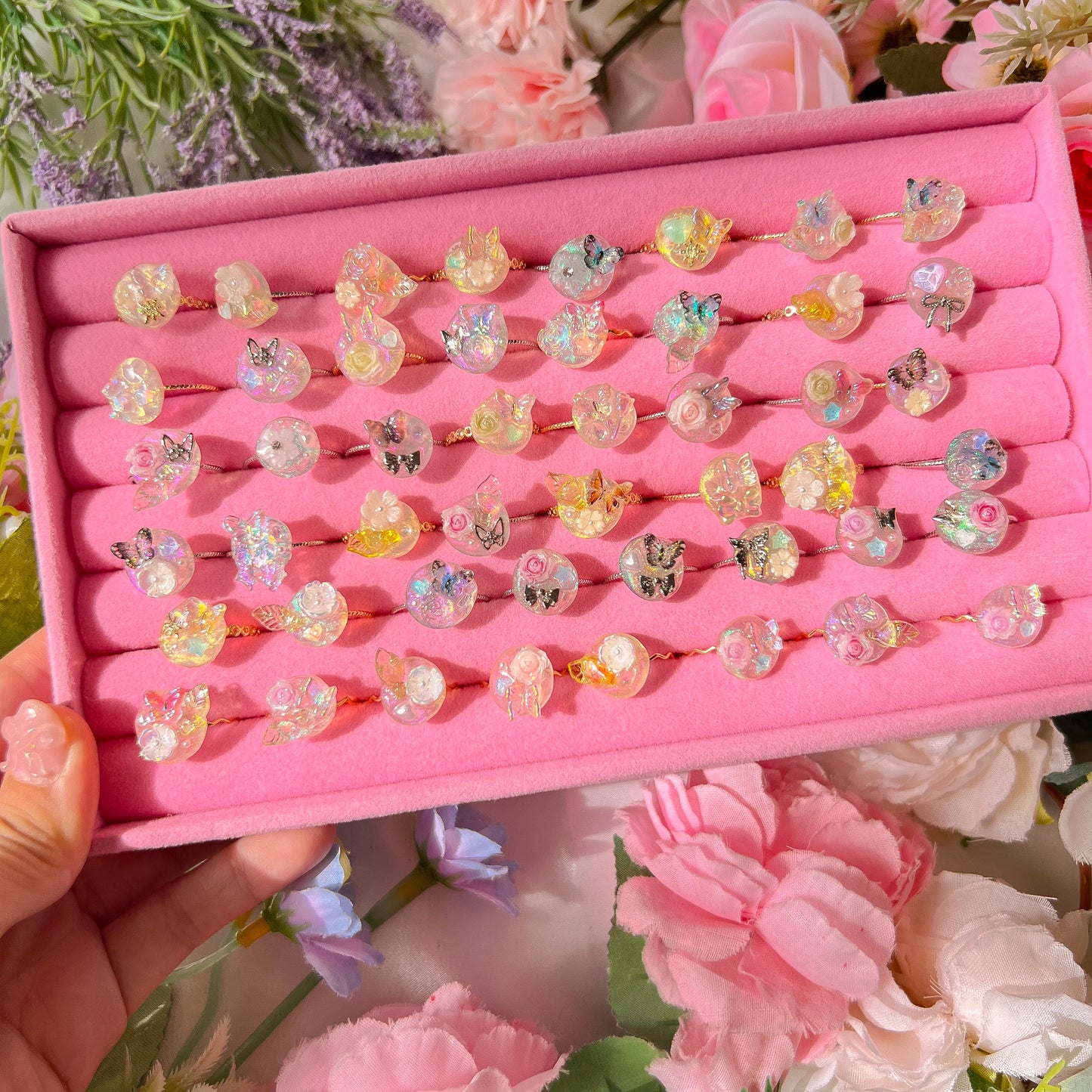 。゚ᨳ ❛ handmade fairy rings ❜ ♡ ˚⋆ 𐙚