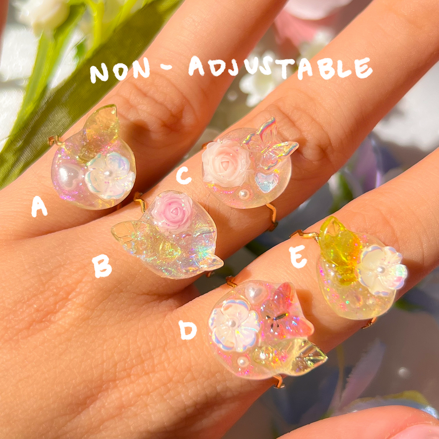 。゚ᨳ ❛ handmade fairy rings ❜ ♡ ˚⋆ 𐙚