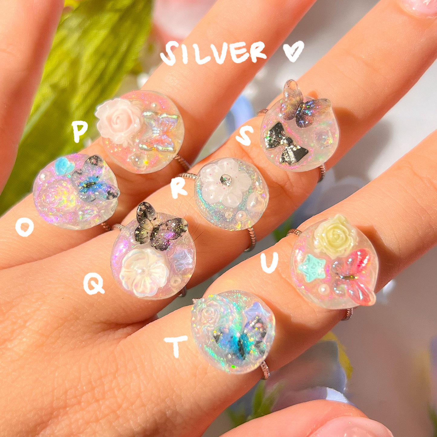。゚ᨳ ❛ handmade fairy rings ❜ ♡ ˚⋆ 𐙚