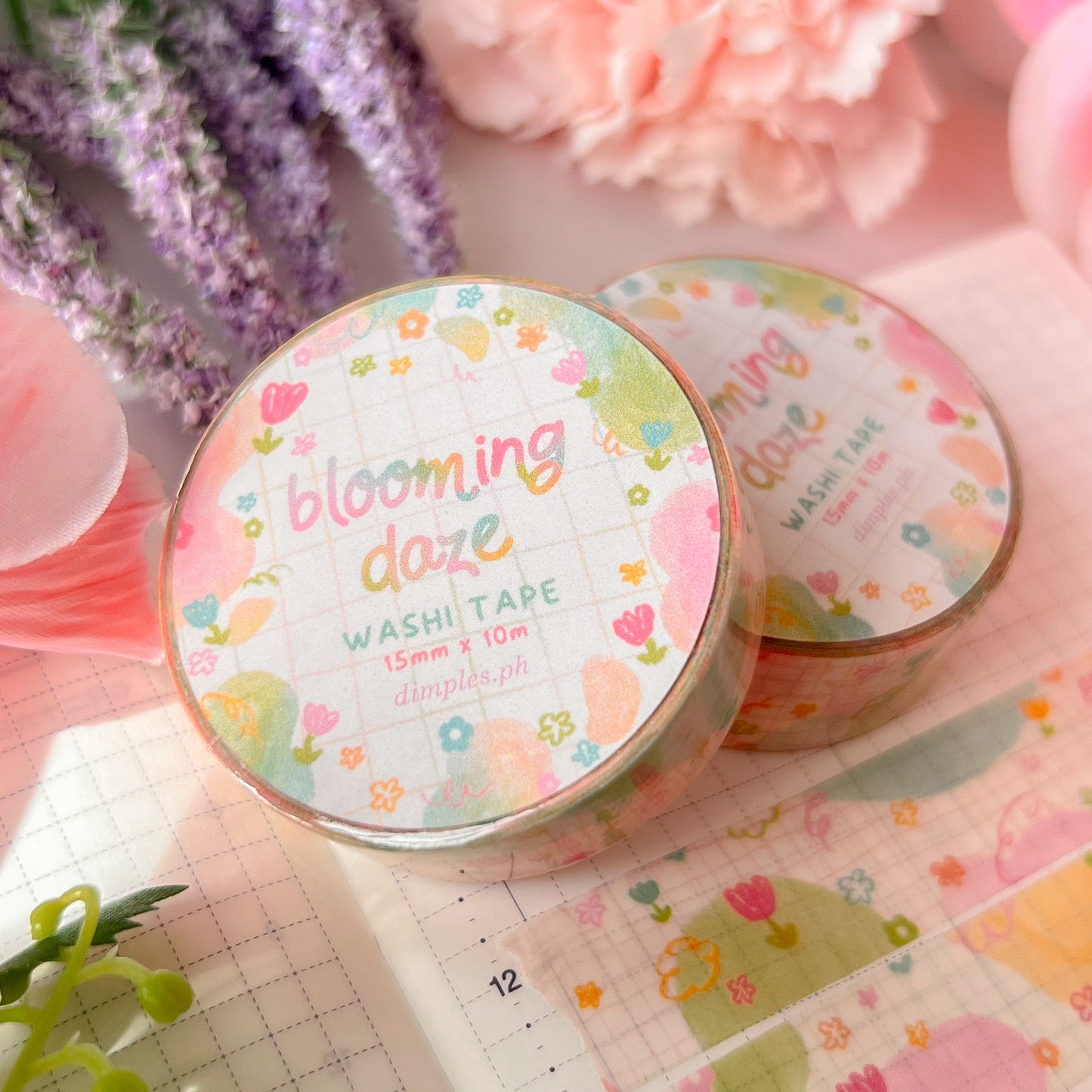 。゚ᨳ ❛ blooming daze ❜ washi tape ♡ ˚⋆ 𐙚