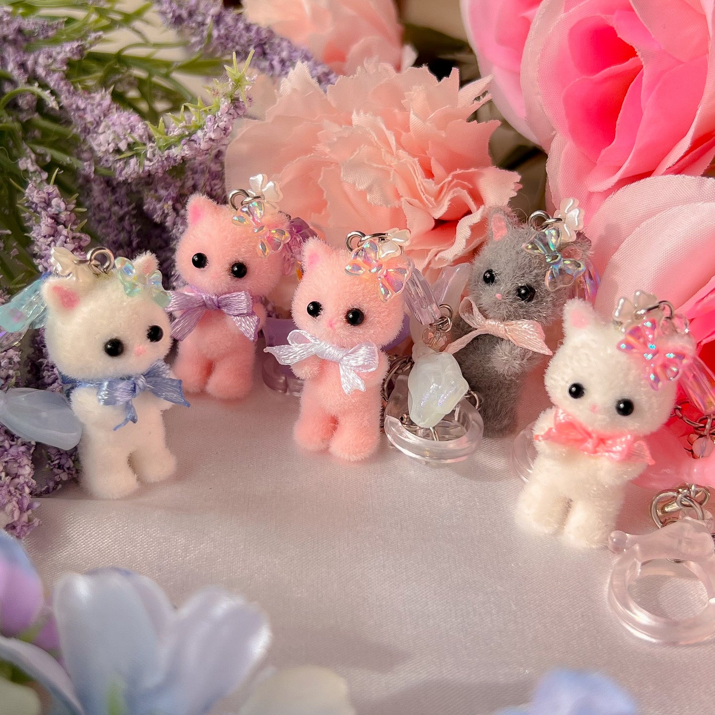 。゚ᨳ ❛ cat club ❜ handmade keychains ♡ ˚⋆ 𐙚
