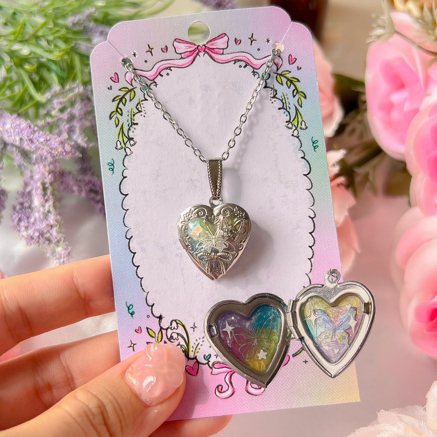 。゚ᨳ ❛ cosmic fairy lockets ❜ handmade necklaces ♡ ˚⋆ 𐙚