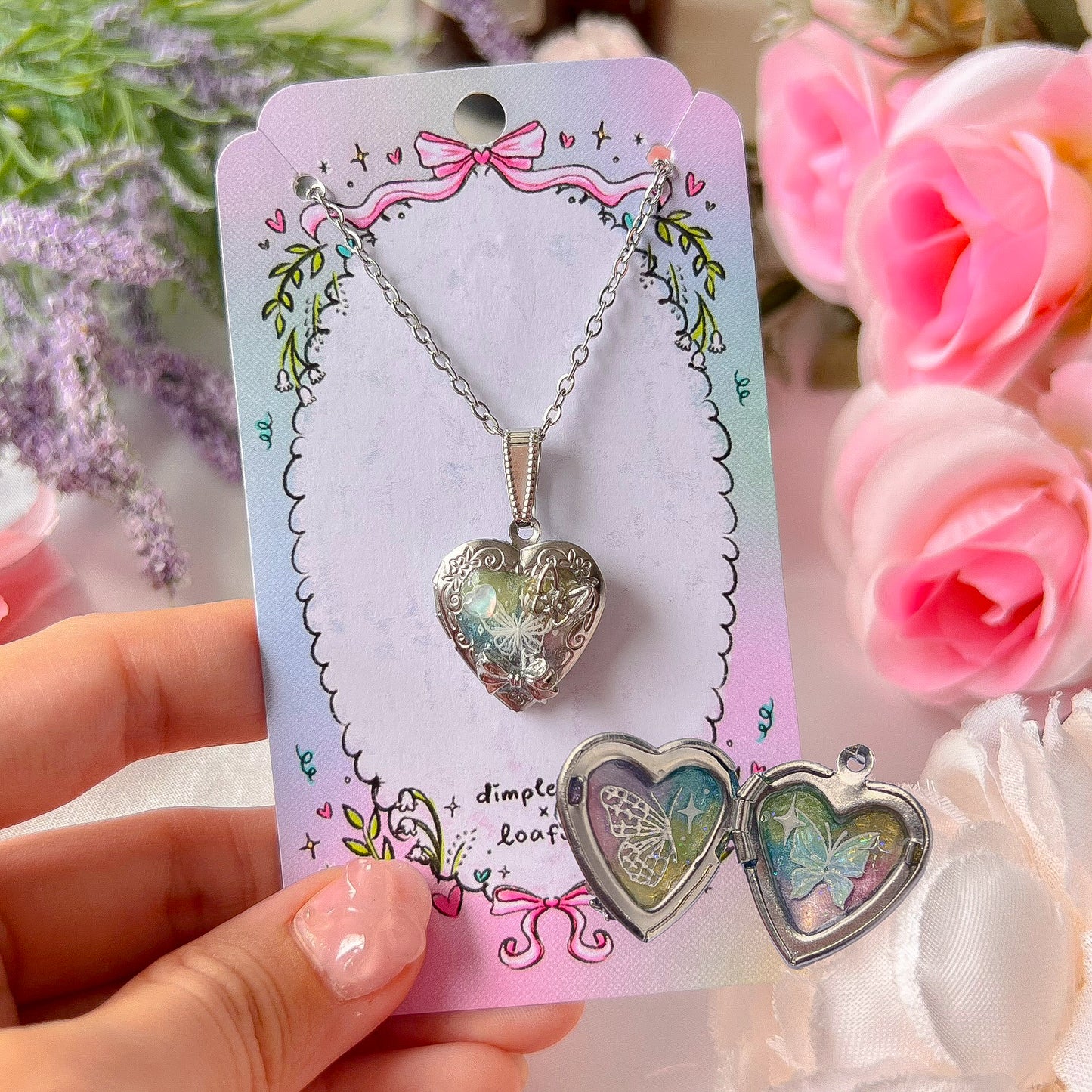。゚ᨳ ❛ cosmic fairy lockets ❜ handmade necklaces ♡ ˚⋆ 𐙚