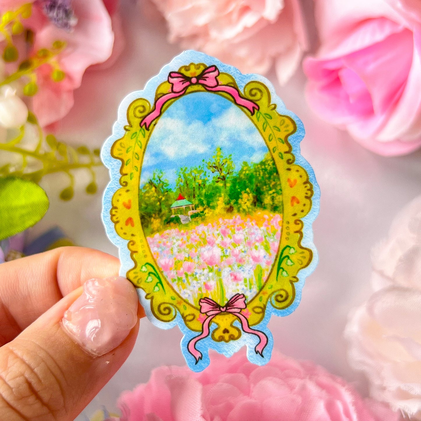 。゚ᨳ ❛ day at the park ❜ vinyl sticker ♡ ˚⋆ 𐙚