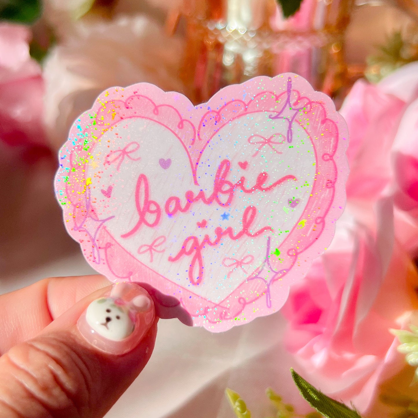 。゚ᨳ ❛ barbie girl ❜ vinyl sticker ♡ ˚⋆ 𐙚