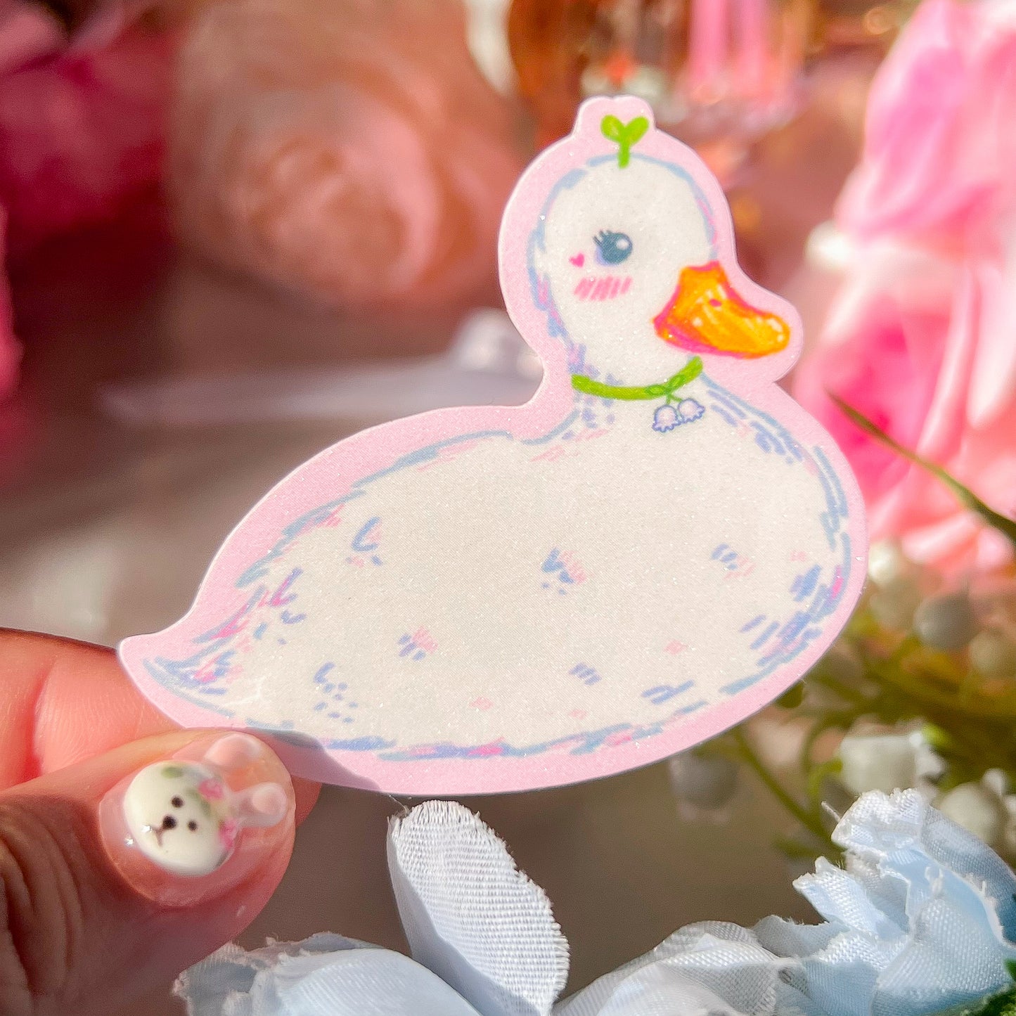 。゚ᨳ ❛ duckie ❜ vinyl sticker ♡ ˚⋆ 𐙚