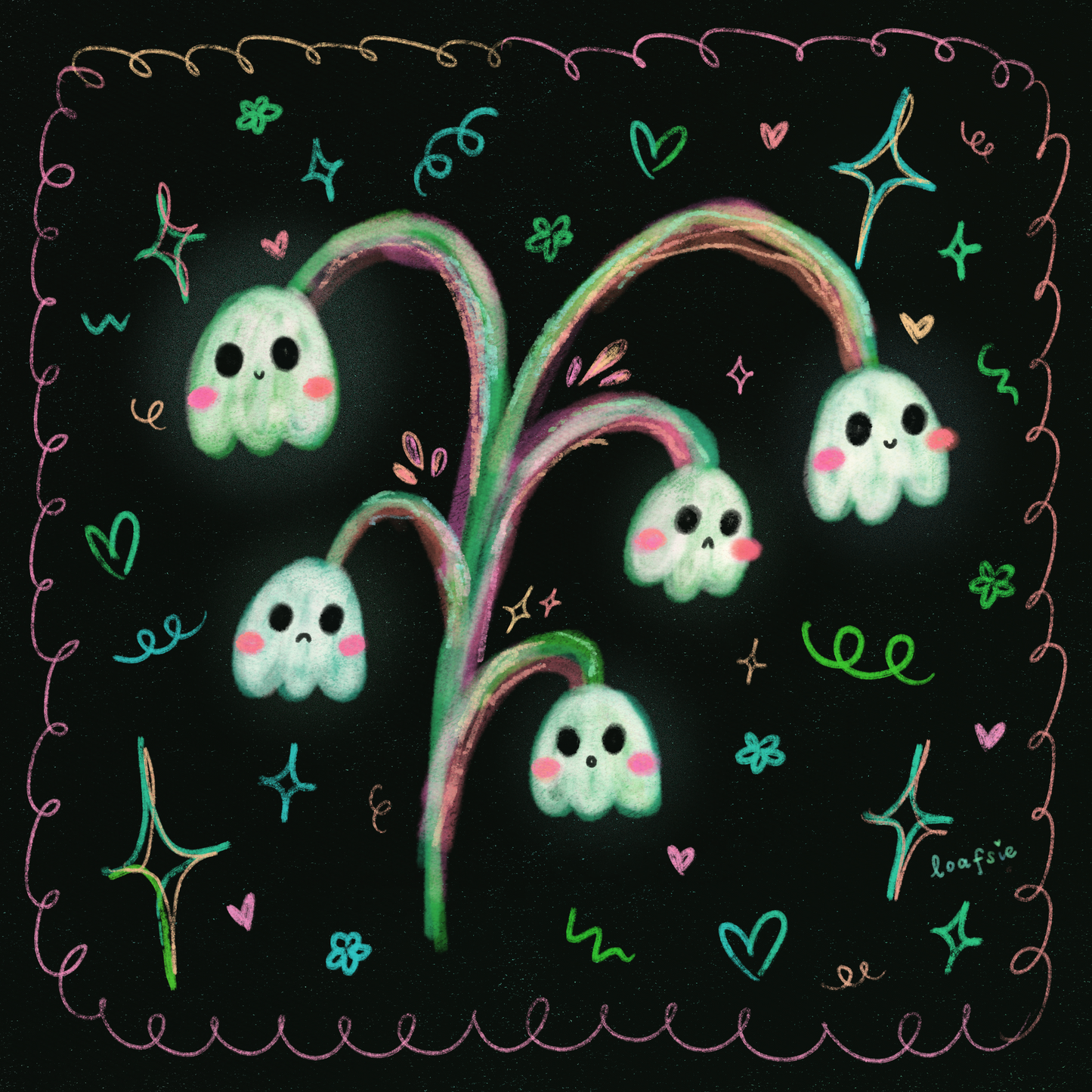 。゚ᨳ ❛ ghost of the valley ❜ art print ♡ ˚⋆ 𐙚