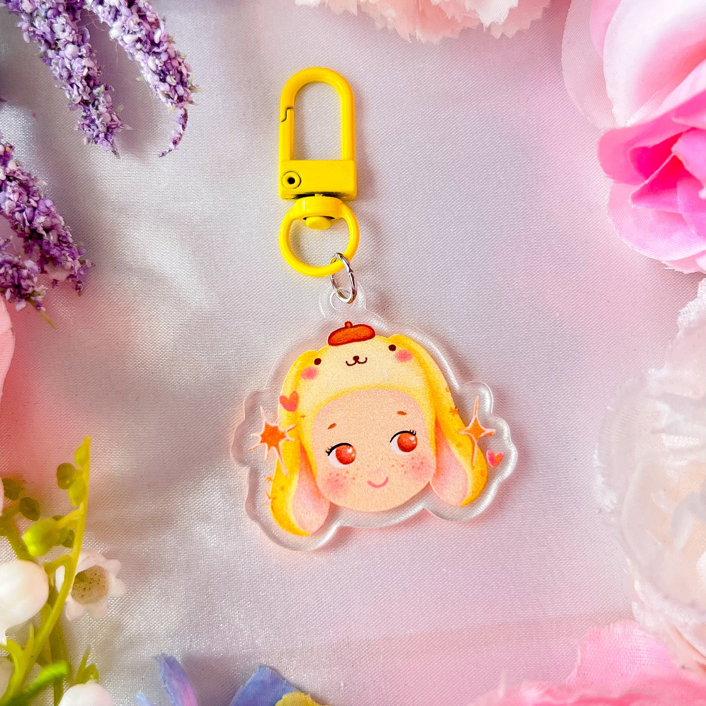 ｡ﾟᨳ   ❛ sonny angels ❜ acrylic keychains ♡ ˚⋆ 𐙚